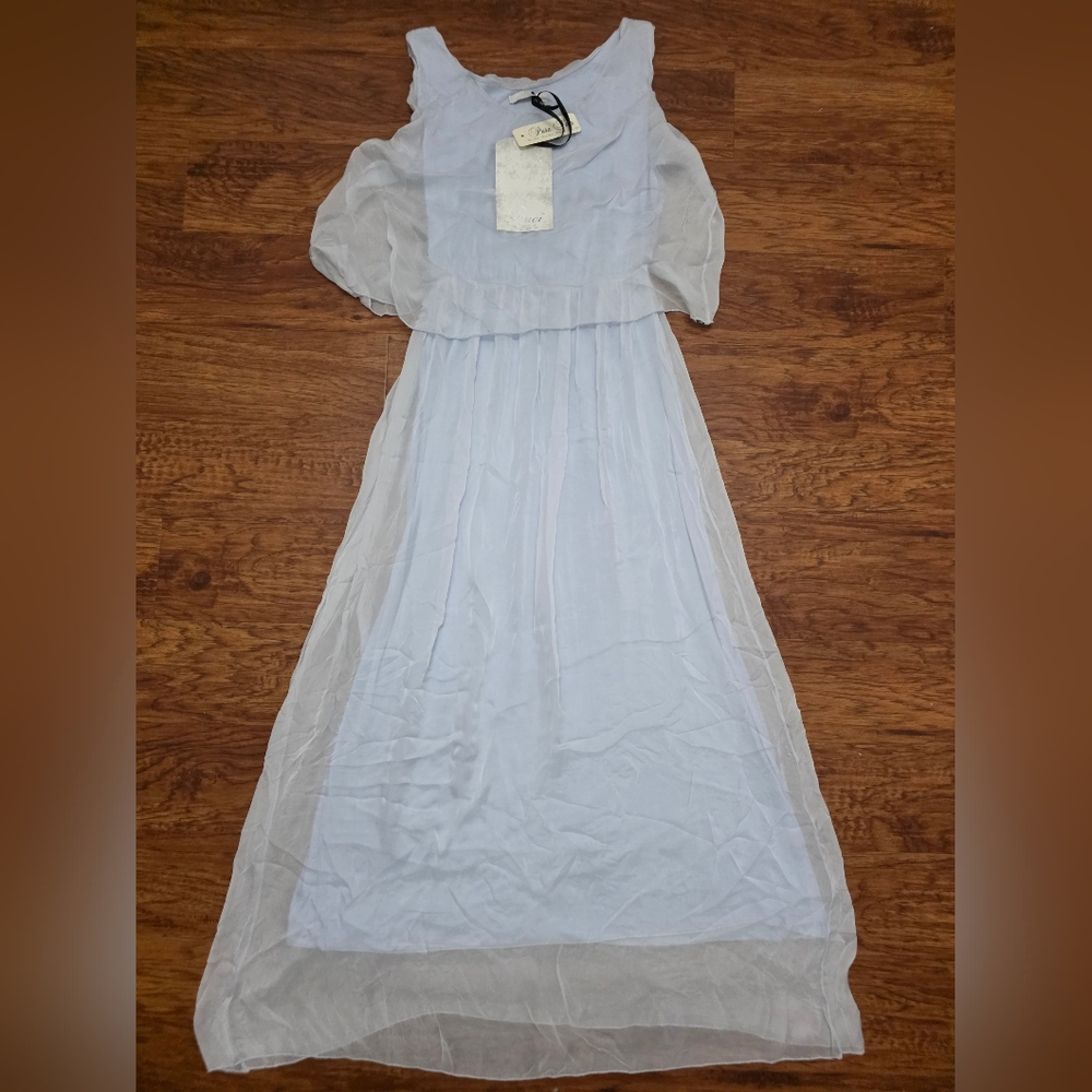 Chic Light Blue Formal Dress